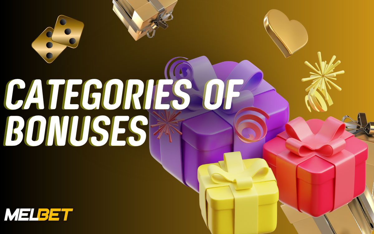 Melbet Categories of Bonuses