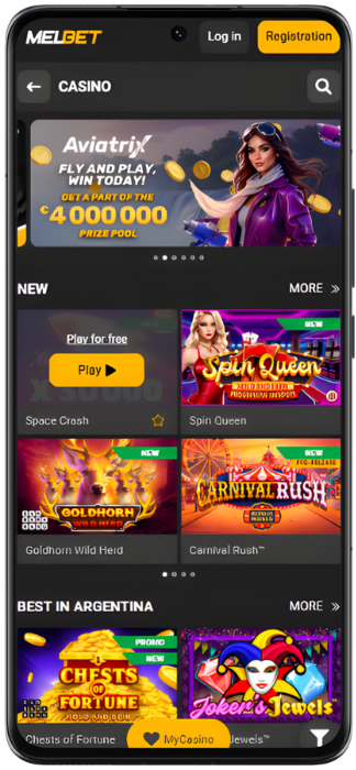 Melbet Screenshot of the casino game